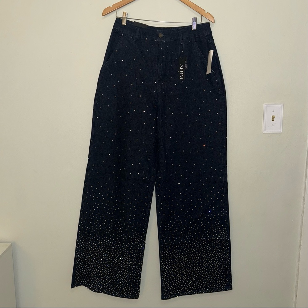 AFRM Ronny Pant in Deep Ocean Wash - Picture 4 of 6